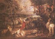 Peter Paul Rubens Landscape with St George (mk25) oil painting reproduction